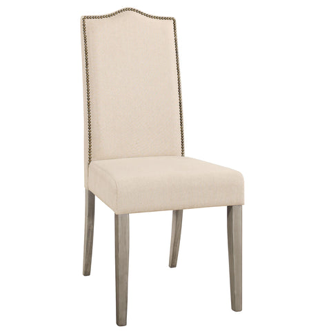 Romero Parson Chair - Weathered Gray/Linen