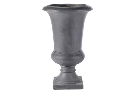 Alfresco Home 61-1442 Jovina Fiberstone drainhole-Large Urn, Antique Dark Bronze
