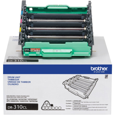 Brother Genuine-Drum Unit, DR310CL, Seamless Integration, Yields Up to 25,000 Pages, Black