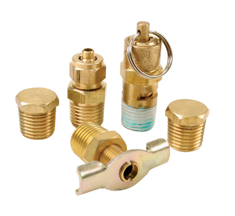 Viair 90005 Tank Port Fittings Kit, Gold