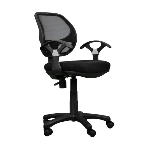 Techni Mobili Mid Back Mesh Task Office Chair. Color: Black