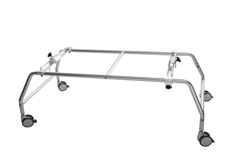 Shower Base for Anchor’s Pediatric Bathing System for Disabled Kids- Depth Adjustable, Full Aluminum Build, 4X Locking Caster Wheels- Increases Portability and Comfort