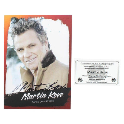 Karate Kid The Martin Kove (Sensei John Kreese) 5x7 Autographed Print w/CoA
