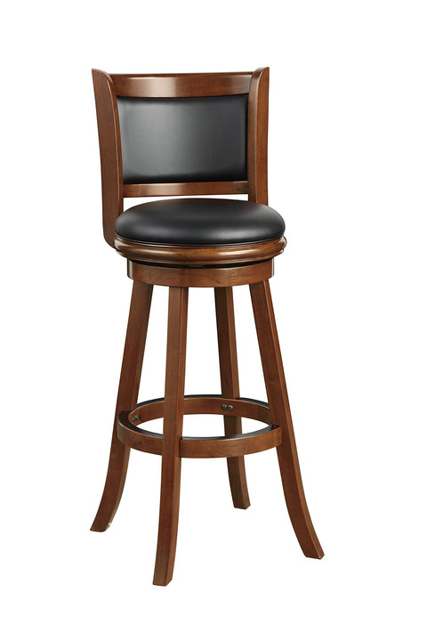 Boraam Augusta Extra Tall Swivel Bar Stool, 34-Inch, 1-Pack, Cherry