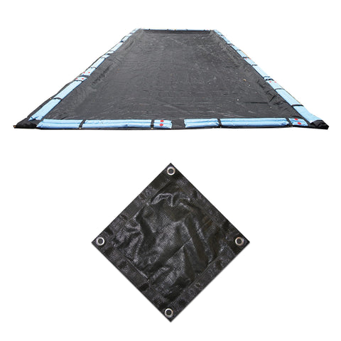 Arctic Armor Rugged Mesh Winter Cover for 16ft x 24ft Rectangular In-Ground Pools