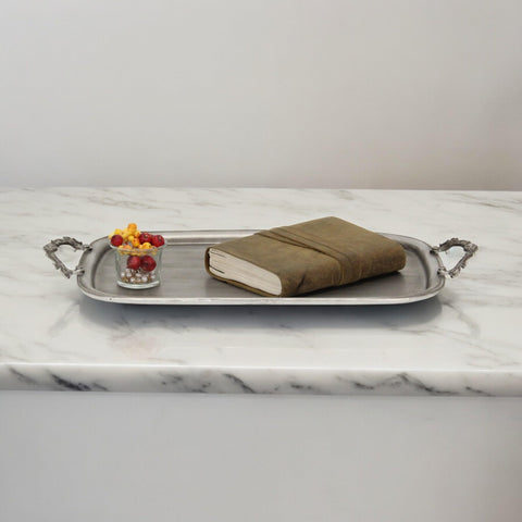Cheungs Khilov Silver Metal Accent Tray 5994SV