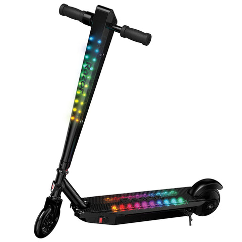 Razor Sonic Glow Black Electric Scooter with LED Lights and Bluetooth Wireless Speaker, (13112110)