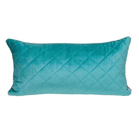 Parkland Collection Milo Transitional Aqua Throw Pillow