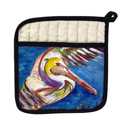 Betsy Drake PT413 Pelican Wing Pot Holder
