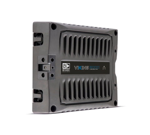 Banda VIK8000.1BK New Viking 8000 Watts Rms Amplifier Audio Car Speaker 1-Ohm Full Range Crafted with Aluminum Chassis, LED Indicators - Black