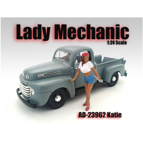 American Diorama Lady Mechanic Katie Figurine for 1/24 Scale Models