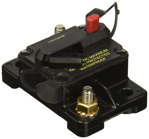 Bussmann CB185-60 Waterproof High Amp Flush Mount Type III (3) Circuit Breaker (60 Amp), 1 Pack