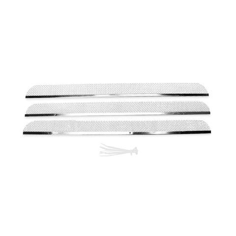 Camco Flying Insect Screen for Dometic Refrigerator Vents - Protects from Flying Insect Nests, 20” x 1-1/2” Stainless Steel Mesh, RS 600 - (3 Pack) (42149)