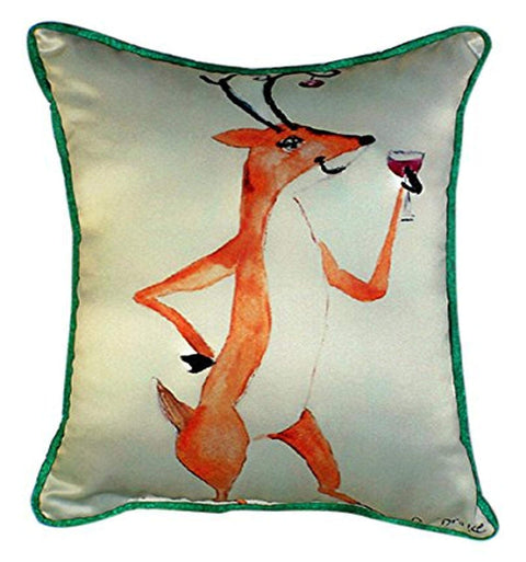 Betsy Drake Deer Party Pillow, 20" x 24"