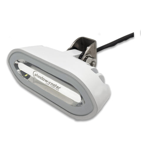 shadow-caster LED Spreader Light - Bracket Mount - White Housing - Color Changing - 2200 Lumens
