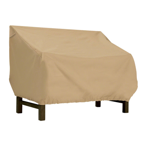 Classic Accessories Terrazzo Water-Resistant 75 Inch Patio Bench/Loveseat Cover, Patio Furniture Covers