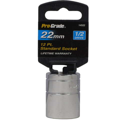 1/2" DR. 12 PT. 22mm SOCKET