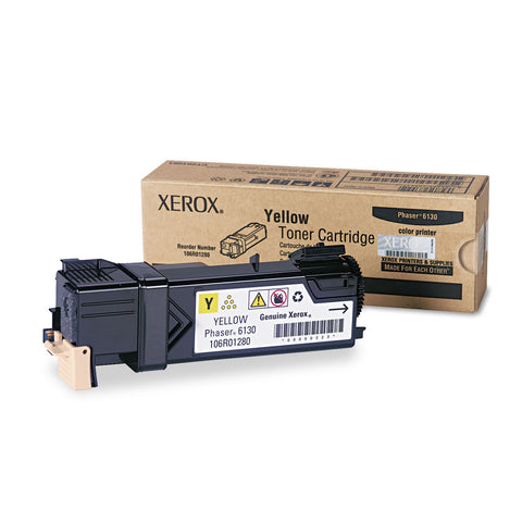 Xerox Compatible Phaser 6130 Yellow Toner Cartridge (1900 Page Yield) (106R01280)