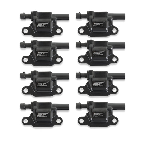 MSD Street Fire 55118 Ignition Coils - Black - 8-Pack