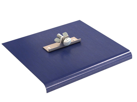 Bon 22-753 Blue Steel Walking Edger, 9-inch x 8-inch, 1/2-inch Radius, 5/8-inch Depth