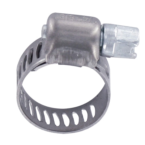 Valterra (H03-0015) Silver 1/4" x 4/8" Stainless Steel Micro-Gear Hose Clamp