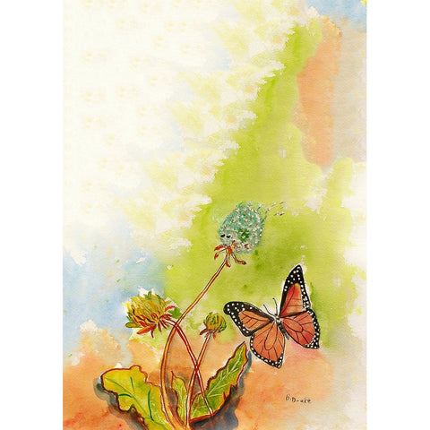 Betsy Drake GT278 Betsy's Butterfly Guest Towel