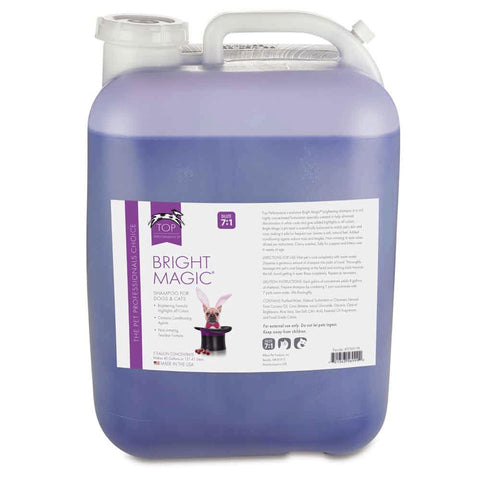 Top Performance Bright Magic Dog and Cat Shampoo, 5-Gallon