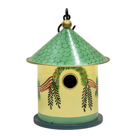 Achla Bastion Birdhouse, Yellow, 13"H