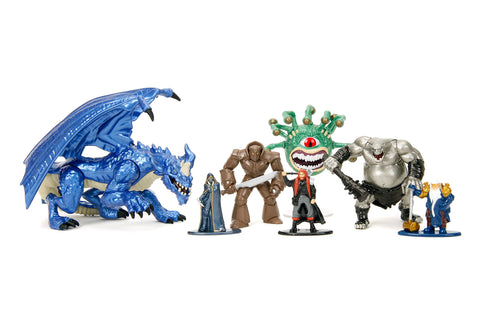 Jada Dungeons & Dragons 1.65" Mega Pack Die-Cast Collectible Figures, Toys for Kids and Adults