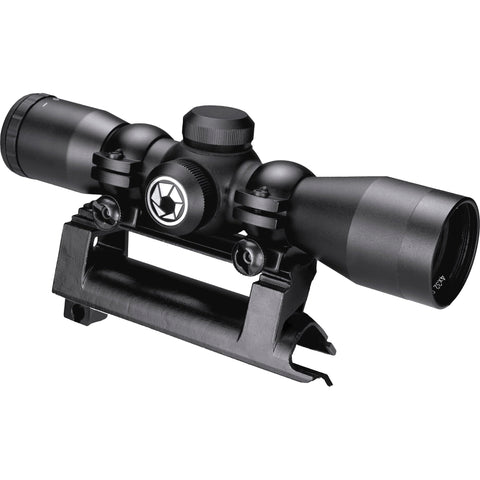 BARSKA 4x32 Compact Contour Riflescope, Black