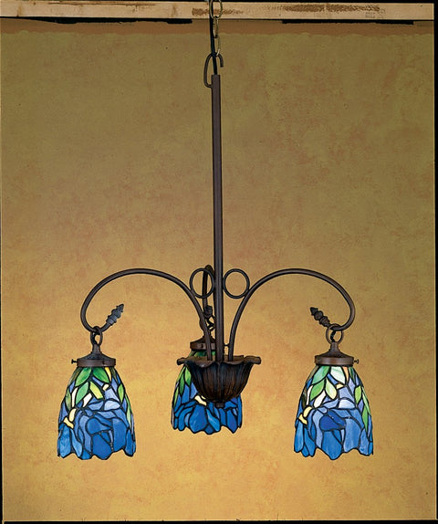 Nouveau Iris 3 Light Chandelier