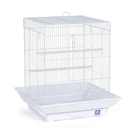 Prevue Hendryx SP850W/W Clean Life Cockatiel Cage, White,1/2"