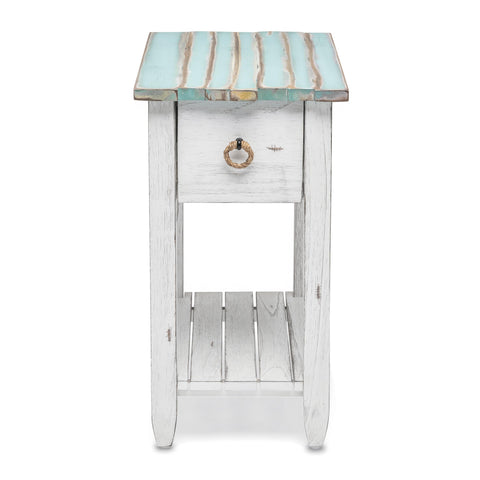 Sea Winds Trading Picket Fence Chairside Table
