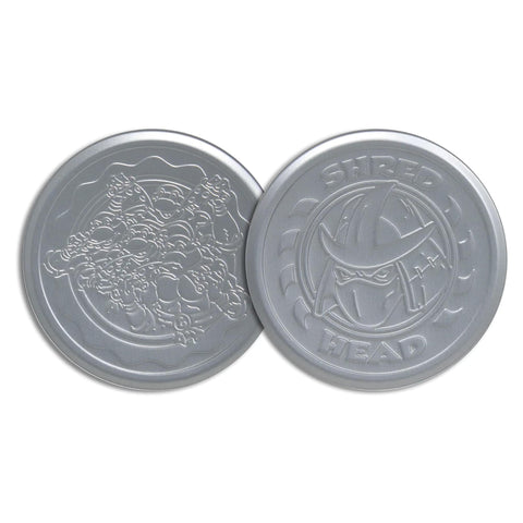 Teenage Mutant Ninja Turtles 4-Piece Embossed Metal Coaster Set for Drinks | Home and Kitchen Tabletop Protection | 4 Inches