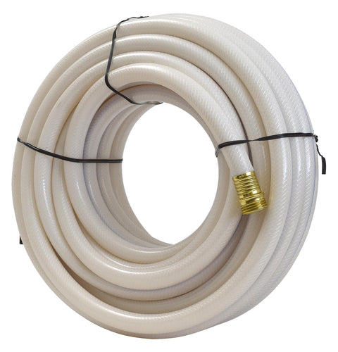 Valterra W01-6600 AquaFresh High Pressure Drinking Water Hose - 5/8" x 50', White