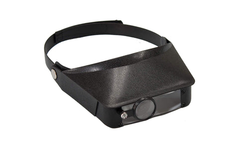 Excel Blades MagniVisor Headband Magnifying Glasses Head Mounted Headset Jewelry Visor Magnifier for Reading Electronics Watch Repair (1.8X, 2.3X, 3.7X, 4.8X)