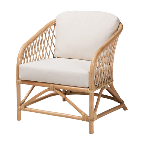 bali & pari Patsy Natural Rattan Armchair