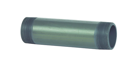BK Products Schedule 80 2 in. MPT x 8 in. L PVC Nipple