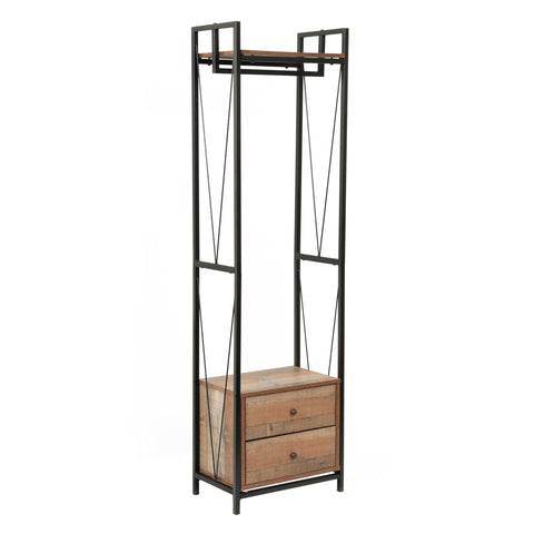OS Home and Office One Door Kitchen Storage Pantry in Black