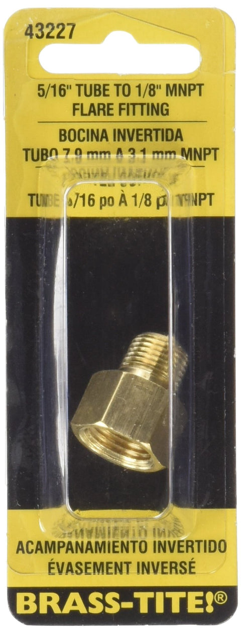 Dorman Help! 43227 Inv Flare Male 5/16-1/8