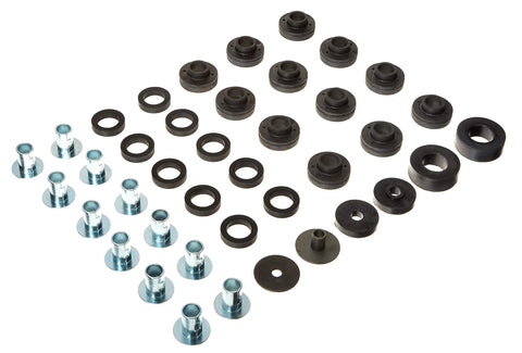 Crown Automotive 5462446K Body Mounting Kit, Black
