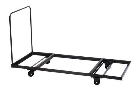Correll T3096 Heavy Duty Table Truck, Holds Tables up to 96" Length, 12-16 Table Capacity, Brown