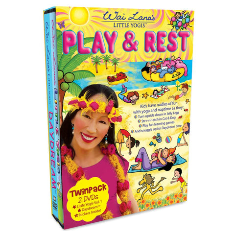 Wai Lana's Little Yogis Play And Rest DVD set