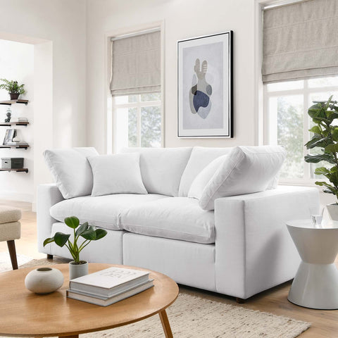 Modway Commix Down-Filled Overstuffed Upholstered Loveseat