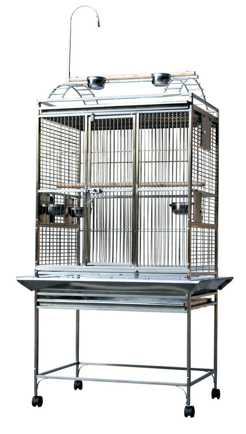 A&E Cage Co. Play Top Cage, 32"x23",Stainless Steel