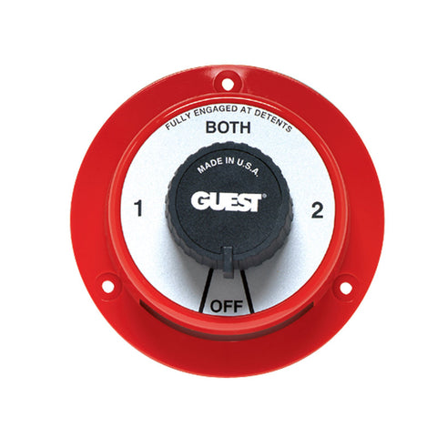 Guest 2100 Cruiser Series Marine Battery Selector Switch with Alternator Field Disconnect