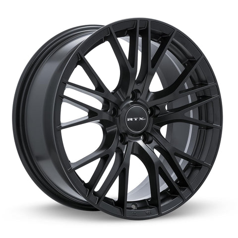 RTX VERTEX Custom Wheel - 17x7.5, 40 Offset, 5x114.3 Bolt Pattern, 73.1mm Hub - Satin Black Rim