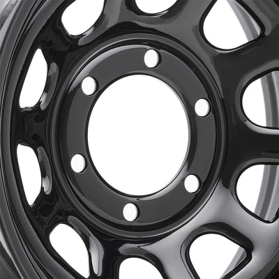 Pro Comp Steel Wheels Series 51 Wheel with Gloss Black Finish (15x8"/5x4.5")