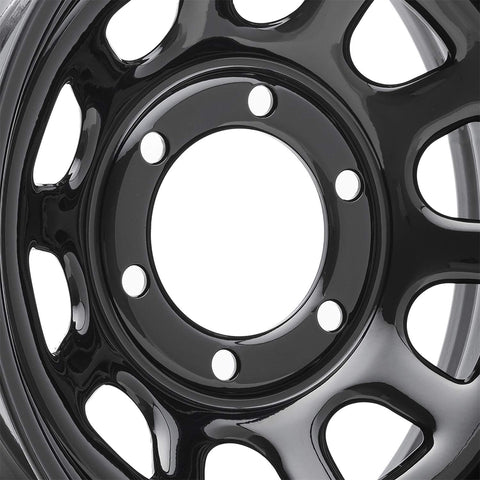 Pro Comp Steel Wheels Series 52 Wheel with Flat Black Finish (15x8"/5x4.5")