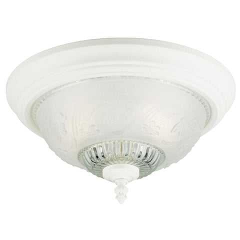 Westinghouse 2-Light Ceiling Fixture, White - 66162
